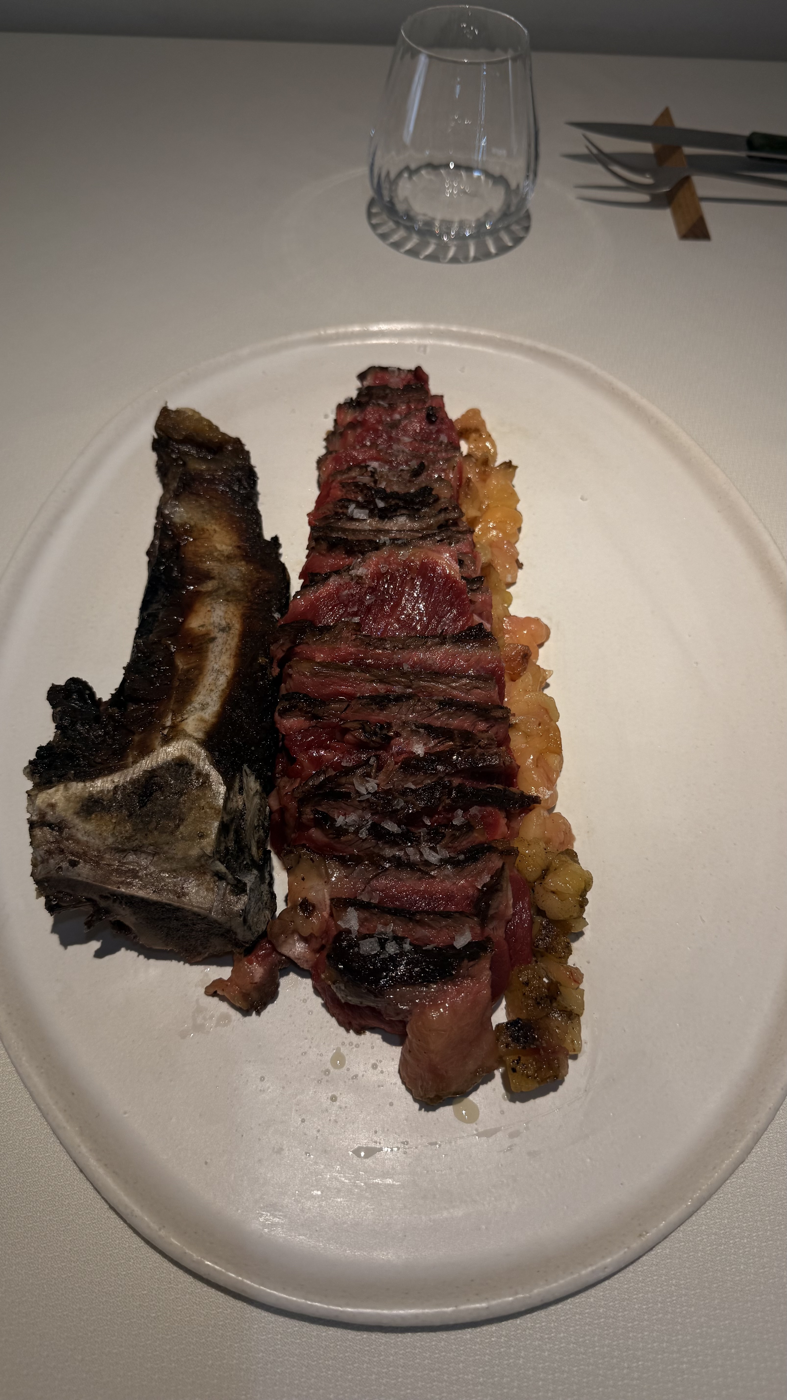 Chuleta vasca a la brasa en Oreka